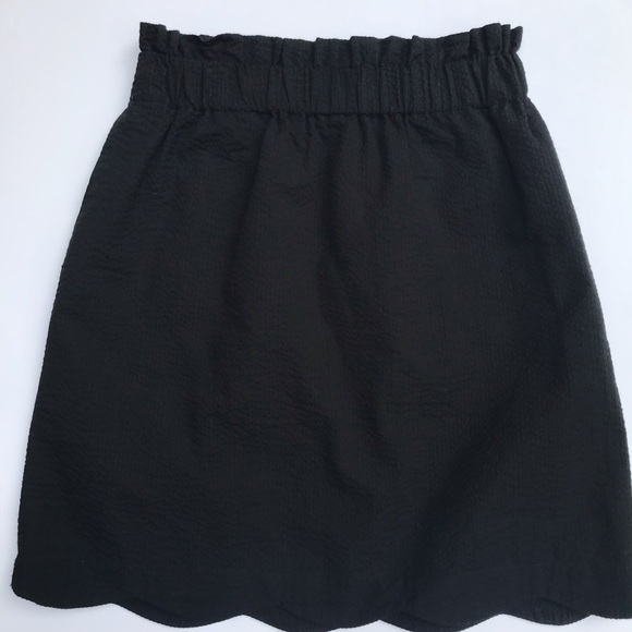 4 for $35 🍄 Lauren James Paper Bag Waist Scalloped Hem Skirt - Picture 3 of 6